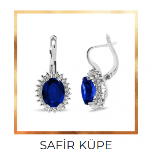 Safir Küpeler