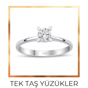 Tek Taş Yüzükler