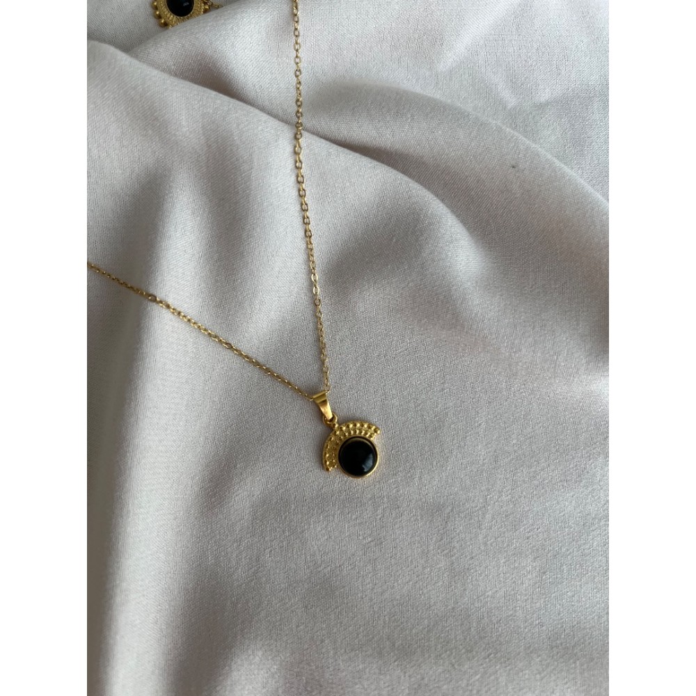 Vintage Çelik Kolye